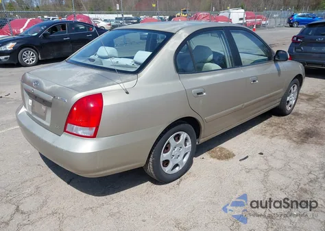 2002 Hyundai Elantra Gls z USA, uszkodzony, nr VIN KMHDN45D32U434751